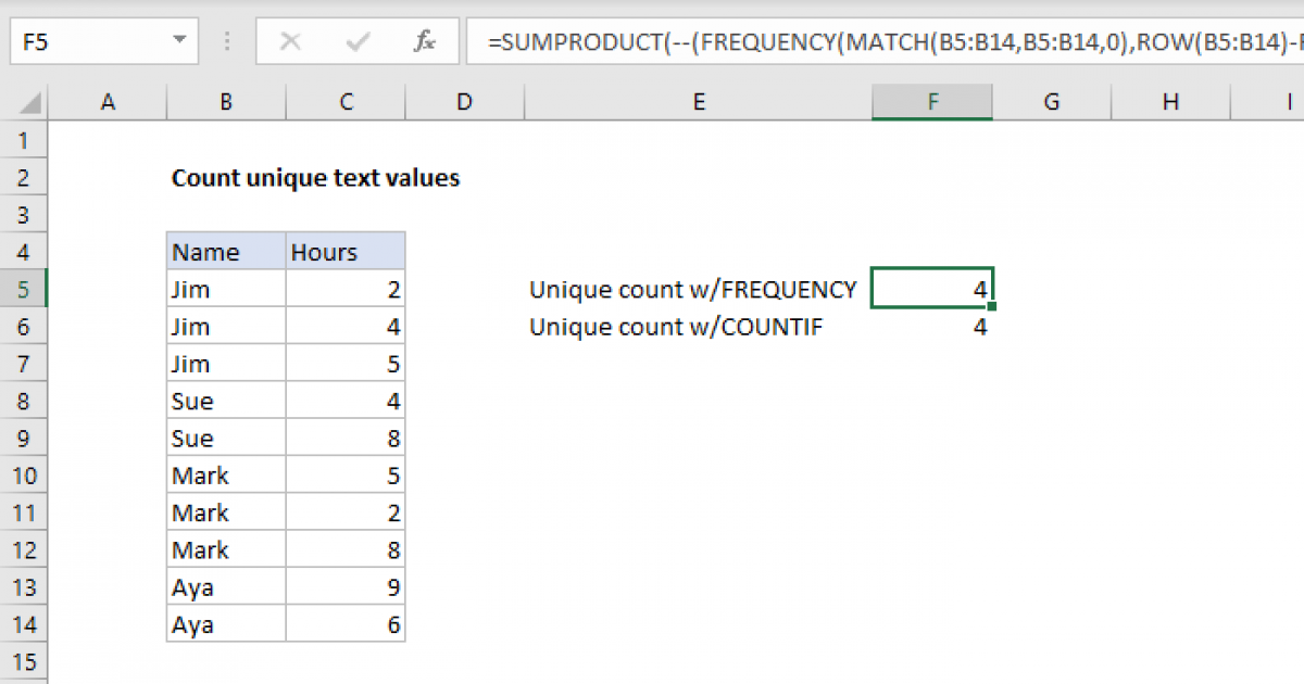 counting-unique-values-in-excel